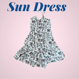 FLORAL Summer Sun Dress Size Small